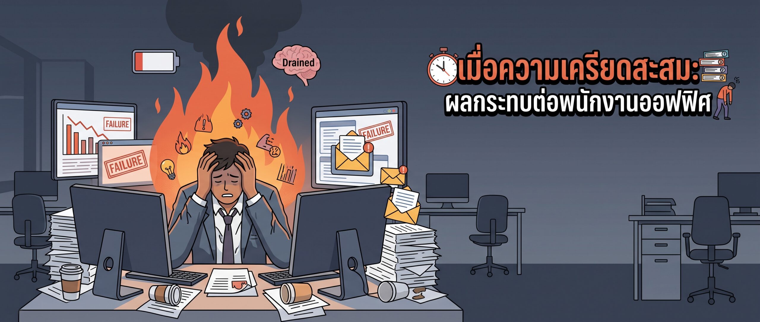 ภาวะหมดไฟในยุคดิจิทัล (Digital Burnout): เช็กสัญญาณเตือนและวิธีชาร์จพลัง